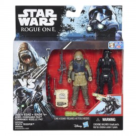 Star Wars Rogue One Imperial Death Trooper & Rebel Commando Pao Deluxe B7259-B7073 di Hasbro