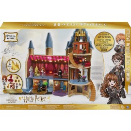 Harry Potter Castello di Hogwarts, con 12 accessori, luci, suoni e bambola Hermione esclusiva, Spin Master 6061842