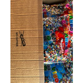 Coriandoli in sacchetto da 400 gr circa , offerta scatola 25 pz come foto. konfetti - confetti - kontettis - confeti . 25 pz - 400 gr circa - coriandoli totale circa 10 kg