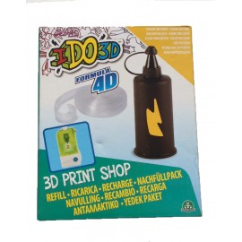 RICARICA - RECAMBIOS - RECHARGE - PENNA I DO 3D - IDO3D 3d print shop 1 colore GIALLO inchiostro e 1 pezzo di Formula 4D per creare il tuo stampo