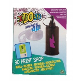 RICARICA - RECAMBIOS - RECHARGE - PENNA I DO 3D - IDO3D 3d print shop 1 colore VIOLA  inchiostro e 1 pezzo di Formula 4D per creare il tuo stampo
