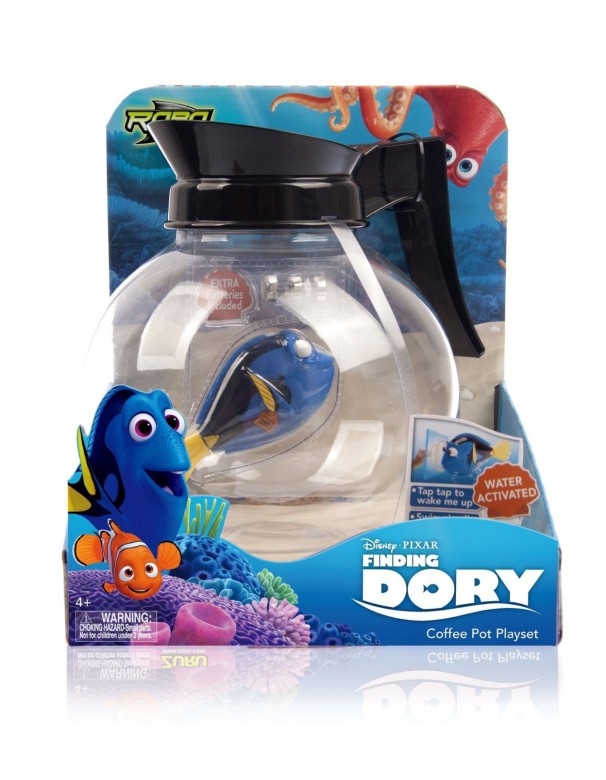  Robofish Disney Pixar, Alla ricerca di Dory ,caffettiera con Dory, giochi per bambini 