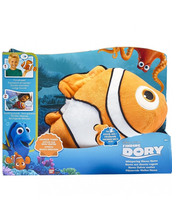 DORY - NEMO INTERATTIVO DOLCENANNA PELUCHE CON SUONI Finding Nemo Dory Whispering onde peluche FND22000