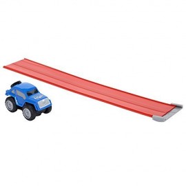  Max Tow Truck  Mini Haulers veiscolo macchina blu   trascina fino 25 volte il suo peso include la pista