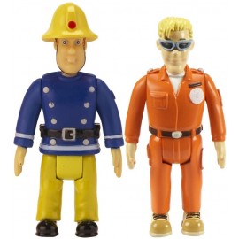  Sam il Pompiere - Fireman Sam 2 Figure Pack - Sam & Tom With Glasses 