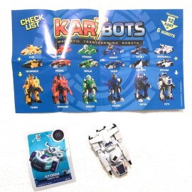  Kart Bots Kartbots Kar Tbots Trasforming Robots (Kartbots Storm)L'ORIGINALE 