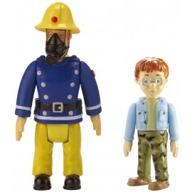  Pompiere Sam Action Figure 2 Pack - Sam in maschera e Norman