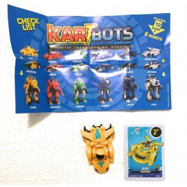 Kart Bots Kartbots Kar Tbots Trasforming Robots (Kartbots Axe)L'ORIGINALE 