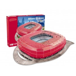 Nanostad Puzzle 3D, Allianz Arena Bayern Monaco di Giochi Preziosi 