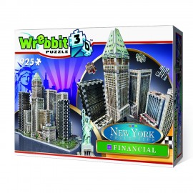 Puzzle 3D New York Financial, 925 Pezzi di Wrebbit W3D-2013