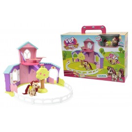 Pet Parade Pony Playset Ranch con Pony Esclusivo e Accessori di Giochi Preziosi PTN03000