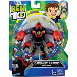 Ben 10 Action Figure-Four Arms Omni Kix Armor DI Giochi Preziosi BEN55000