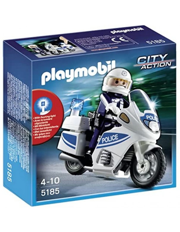Playmobil 5185 - Motocicletta della Polizia 